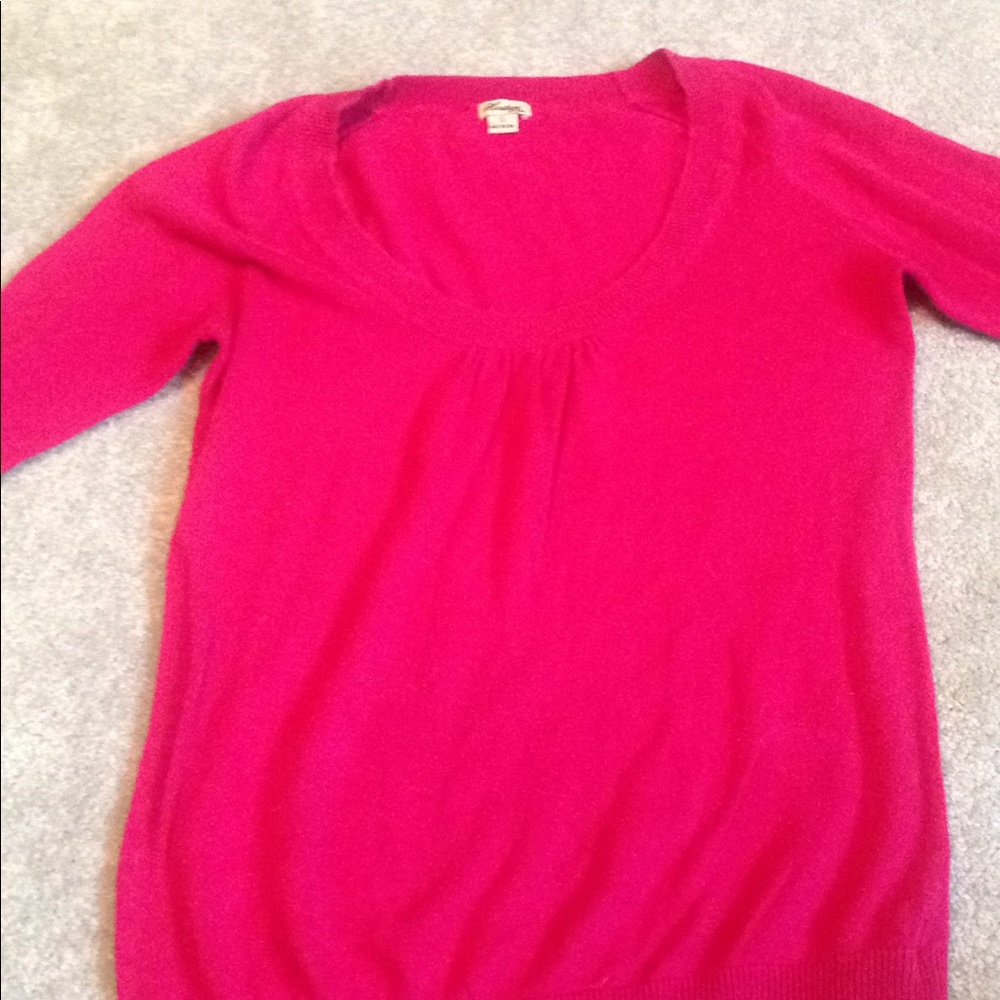 Forever XXI Magenta 3/4" Length Top